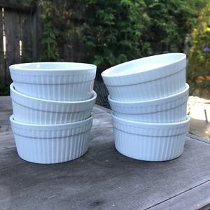 Set of 6 4” ramekins